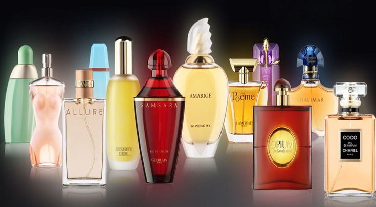 Colección perfumes mujer tonos rosa